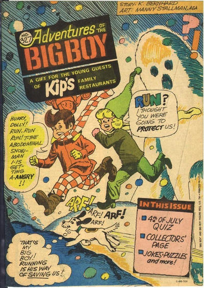 Cover for Adventures of the Big Boy (Webs Adventure Corporation, 1957 series) #327