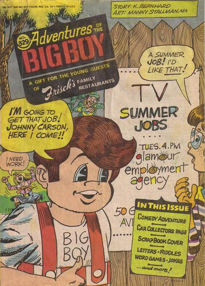Cover for Adventures of the Big Boy (Webs Adventure Corporation, 1957 series) #329