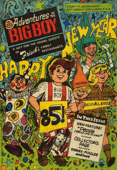 Cover for Adventures of the Big Boy (Webs Adventure Corporation, 1957 series) #333