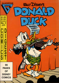 Cover Thumbnail for Donald Duck Comics Digest (Gladstone, 1986 series) #2 [Direct]