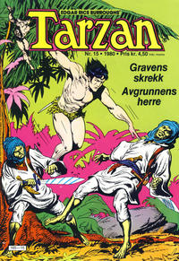 Cover for Tarzan (Atlantic Forlag, 1977 series) #15/1980