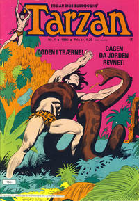 Cover for Tarzan (Atlantic Forlag, 1977 series) #1/1980