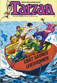 Cover for Tarzan (Atlantic Forlag, 1977 series) #6/1980