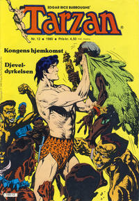 Cover for Tarzan (Atlantic Forlag, 1977 series) #12/1980