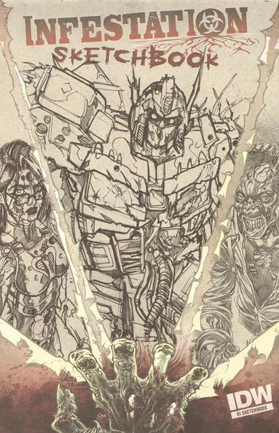 Cover for Infestation Sketchbook (IDW, 2011 series) [RI:  Optimus Prime]