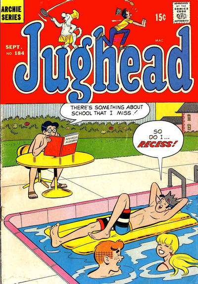 Cover for Jughead (Archie, 1965 series) #184