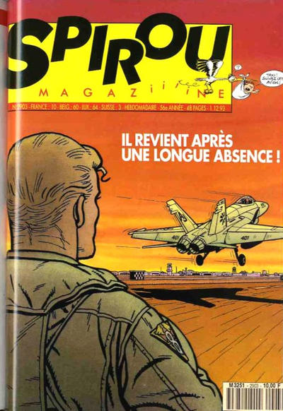 Cover for Spirou (Dupuis, 1947 series) #2903