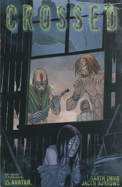 Cover for Crossed (Avatar Press, 2008 series) #1 [Auxiliary Cover - Jacen Burrows]