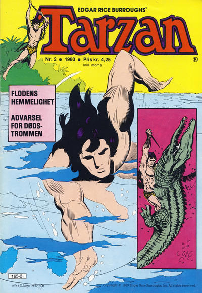 Cover for Tarzan (Atlantic Forlag, 1977 series) #2/1980