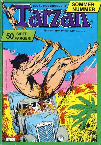 Cover for Tarzan (Atlantic Forlag, 1977 series) #14/1980