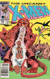 Cover for The Uncanny X-Men (Marvel, 1981 series) #187 [Newsstand]