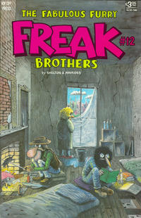 Cover for The Fabulous Furry Freak Brothers (Rip Off Press, 1971 series) #12 [3.25 USD 2nd Printing]