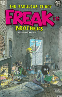 Cover Thumbnail for The Fabulous Furry Freak Brothers (Rip Off Press, 1971 series) #12 [3.95 USD 3rd Printing]
