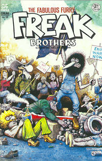 Cover Thumbnail for The Fabulous Furry Freak Brothers (Rip Off Press, 1971 series) #13 [3.95 USD 2nd Printing]