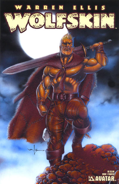 Cover for Warren Ellis' Wolfskin (Avatar Press, 2006 series) #1 [Painted Edition]