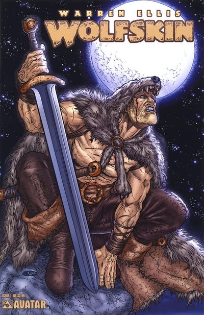 Cover for Warren Ellis' Wolfskin (Avatar Press, 2006 series) #1 [Regular Cover]