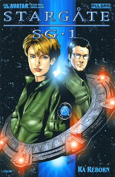 Cover for Stargate SG-1: Ra Reborn Prequel (Avatar Press, 2004 series) #1 [Carter & Jackson]