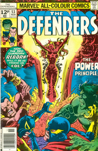 Cover for The Defenders (Marvel, 1972 series) #53 [British]