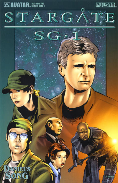 Cover for Stargate SG-1: Daniel's Song (Avatar Press, 2005 series) #1 [Best Under Fire]
