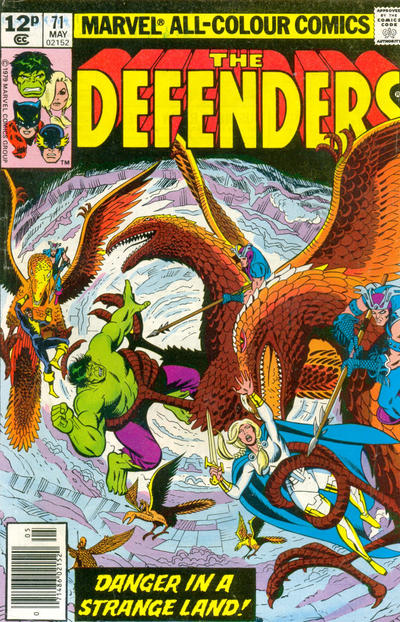 Cover for The Defenders (Marvel, 1972 series) #71 [British]