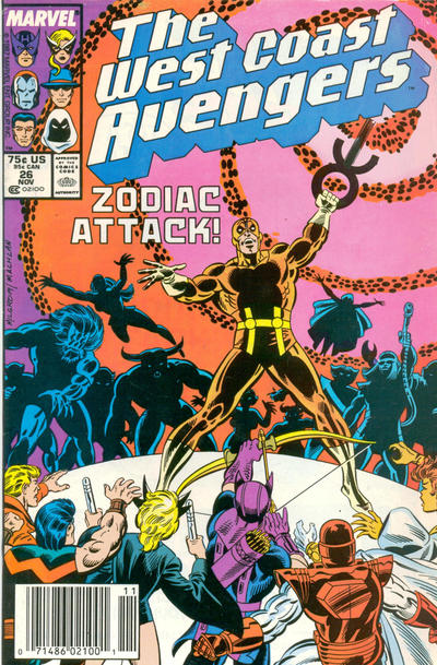 Cover for West Coast Avengers (Marvel, 1985 series) #26 [Newsstand]