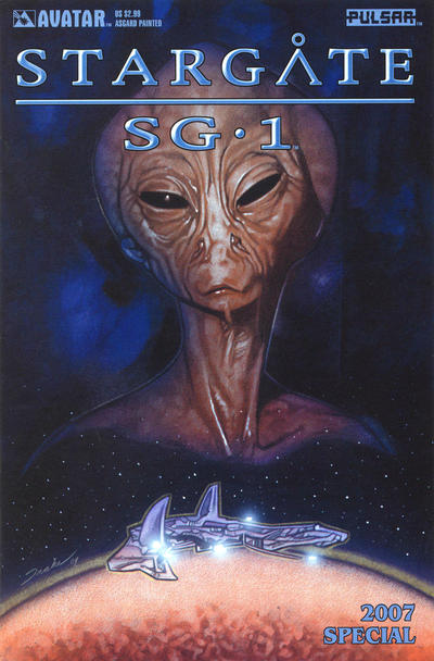 Cover for Stargate SG-1 2007 Special (Avatar Press, 2007 series) [Asgard Painted]