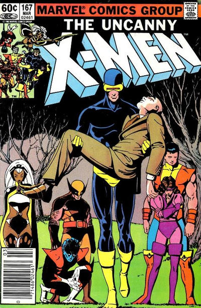 Cover for The Uncanny X-Men (Marvel, 1981 series) #167 [Newsstand]