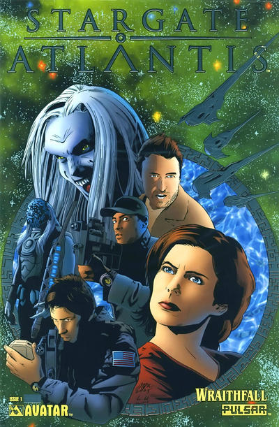 Cover for Stargate Atlantis: Wraithfall (Avatar Press, 2005 series) #1 [Platinum Foil]