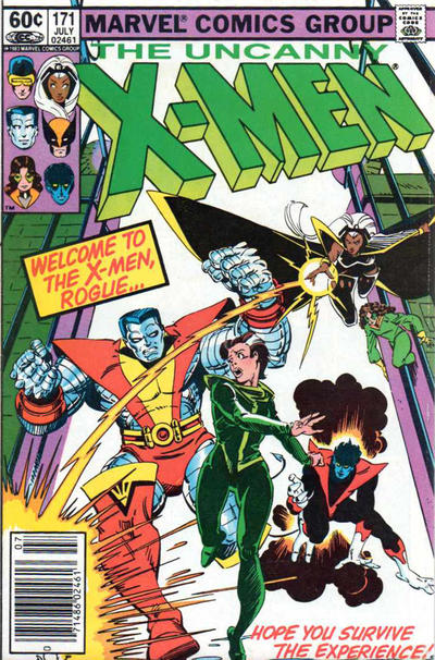 Cover for The Uncanny X-Men (Marvel, 1981 series) #171 [Newsstand]