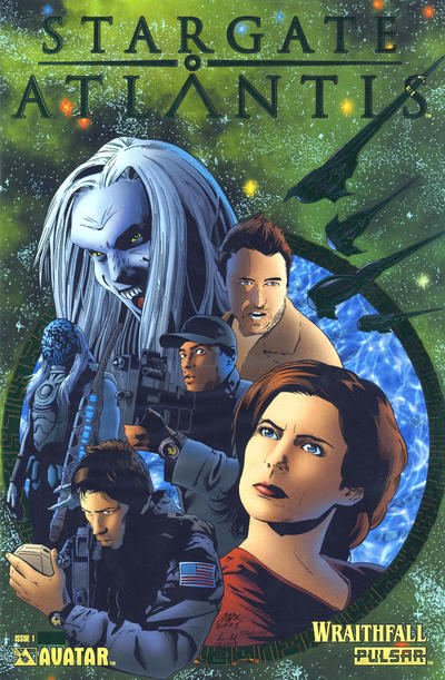 Cover for Stargate Atlantis: Wraithfall (Avatar Press, 2005 series) #1 [Emerald Green Foil]