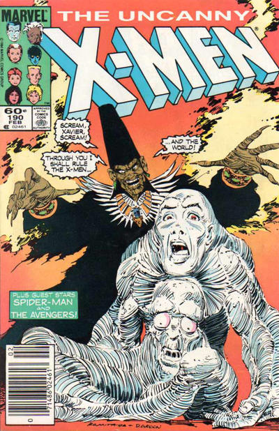 Cover for The Uncanny X-Men (Marvel, 1981 series) #190 [Newsstand]