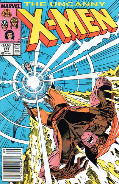 Cover for The Uncanny X-Men (Marvel, 1981 series) #221 [Newsstand]