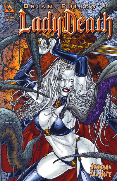 Cover for Brian Pulido's Lady Death: Abandon All Hope (Avatar Press, 2005 series) #3 [Ryp]