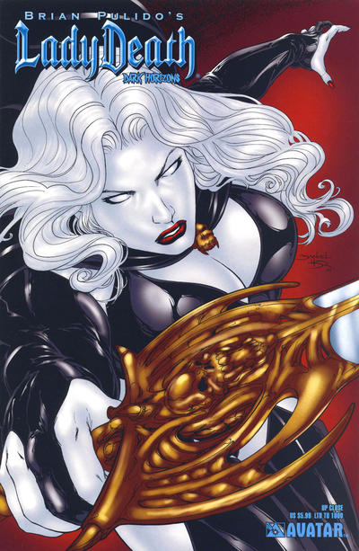Cover for Brian Pulido's Lady Death: Dark Horizons (Avatar Press, 2006 series) [Up Close]