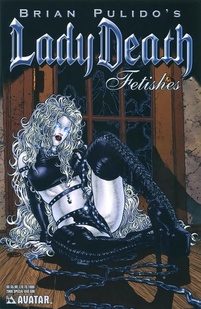 Cover for Brian Pulido's Lady Death: 2006 Fetishes Special (Avatar Press, 2006 series) [Bad Girl]