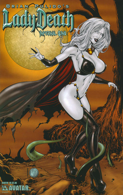 Cover for Brian Pulido's Lady Death: Infernal Sins (Avatar Press, 2006 series) [Martin]