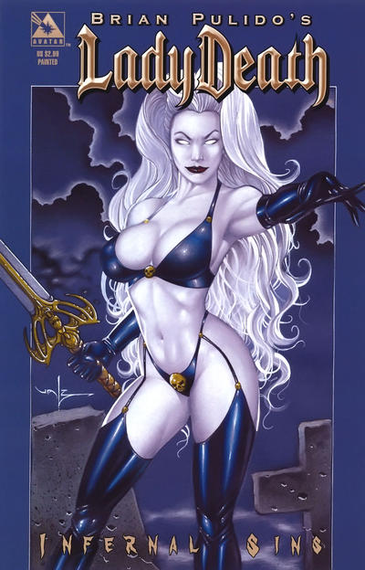 Cover for Brian Pulido's Lady Death: Infernal Sins (Avatar Press, 2006 series) [Painted]