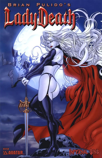 Cover for Brian Pulido's Lady Death: Infernal Sins (Avatar Press, 2006 series) 