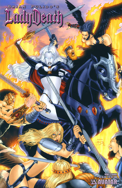 Cover for Brian Pulido's Lady Death: Lost Souls (Avatar Press, 2006 series) #1 [Charge]