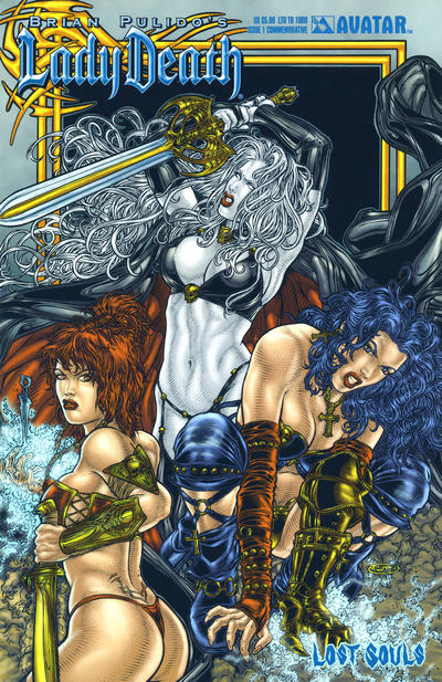 Cover for Brian Pulido's Lady Death: Lost Souls (Avatar Press, 2006 series) #1 [Commemorative]