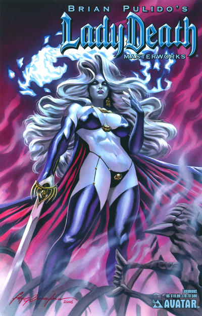 Cover for Brian Pulido's Lady Death: Masterworks (Avatar Press, 2007 series) [Luxurious]