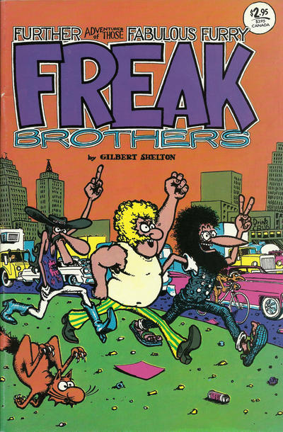 Cover for The Fabulous Furry Freak Brothers (Rip Off Press, 1971 series) #2 [2.95 USD 16th Printing]