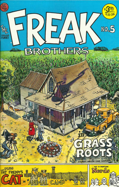 Cover for The Fabulous Furry Freak Brothers (Rip Off Press, 1971 series) #5 [3.95 USD 10th Printing]