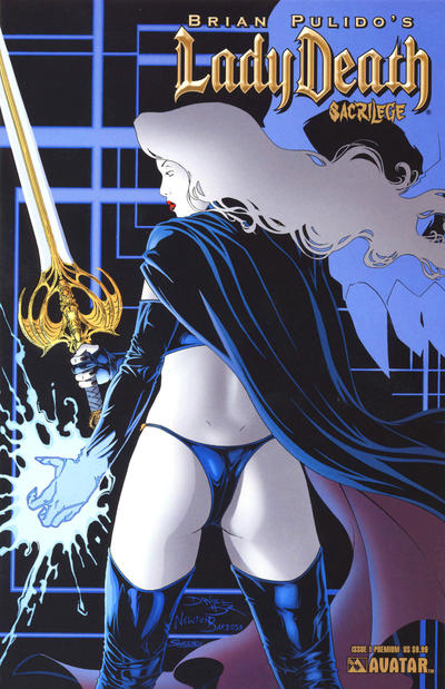 Cover for Brian Pulido's Lady Death: Sacrilege (Avatar Press, 2006 series) #1 [Premium]
