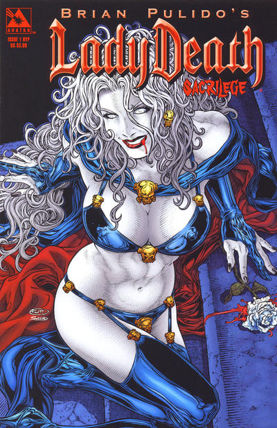 Cover for Brian Pulido's Lady Death: Sacrilege (Avatar Press, 2006 series) #1 [Ryp]