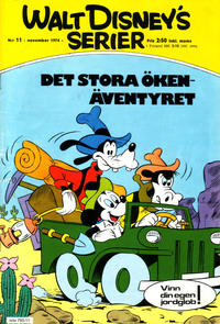Cover Thumbnail for Walt Disney's serier (Hemmets Journal, 1962 series) #11/1974 - Det stora ökenäventyret
