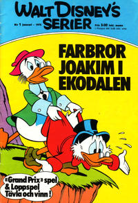 Cover Thumbnail for Walt Disney's serier (Hemmets Journal, 1962 series) #1/1975 - Farbror Joakim i Ekodalen