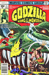Cover Thumbnail for Godzilla (Marvel, 1977 series) #3 [35¢]