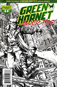 Cover Thumbnail for Green Hornet: Blood Ties (Dynamite Entertainment, 2010 series) #1 [Black-and-White Variant]