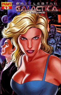 Cover for Battlestar Galactica: Origins (Dynamite Entertainment, 2007 series) #4 [Art Cover - Fabio Laguna]